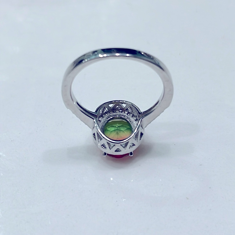 Watermelon Tourmaline 14K Plated - Picture 4 of 6